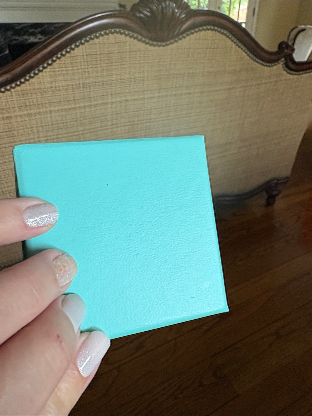 Tiffany & Co. Signature Blue Jewelry Box with Suede Pouch - Picture 3 of 3